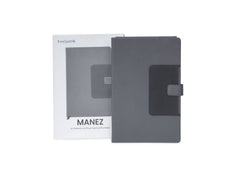 Custom Printed Manez - Santhome A5 Notebook With Phone Stand And Pen Holder | Exhibitions, Conferences, Corporate Events | Yalla Printing UAE