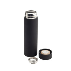 ORION SET - Giftology Set of Temperature Flask, Notebook, Pen and Keychain - Black