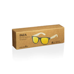 Custom Printed Inza - Eco - Neutral Bamboo Sunglass - Kraft Brown Paper | Custom Packaging Printing | Free Design Support | Yalla Printing UAE