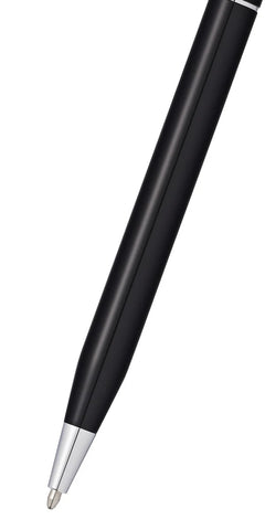 Custom Printed Cross Classic Century® Black Lacquer With Polished Chrome Appointments Ballpoint Pen | Logo Branding Corporate Gift | UAE Delivery | Yalla Printing UAE