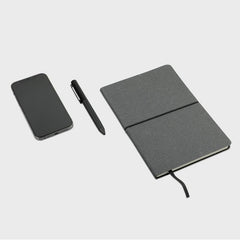 Custom Printed Kotel - Eco - Neutral A5 Recycled Leather Soft Cover Notebook | Exhibitions, Conferences, Corporate Events | Yalla Printing UAE