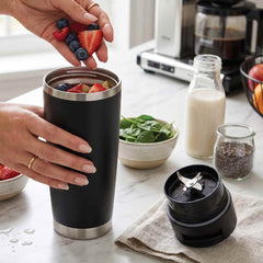 VitaJet - Hans Larsen Insulated Flip Portable Blender 600ml - Black