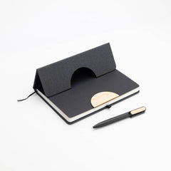 Bamboo Pens – BUNDE – Set of A5 Notebook and Pen with Bamboo Element | Custom Packaging Printing | Free Design Support | Yalla Printing UAE