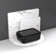 Custom Printed BERGEN - Hans Larsen Stainless Steel Lunch Box - 800ml - Black – Personalized BERGEN - Hans Larsen Stainless Steel Lunch Box - 800ml - Black | Yalla Printing, Dubai UAE