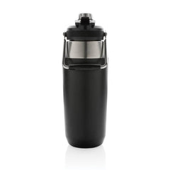 Custom Printed Uslar - Hans Larsen Vacuum Bottle With Solid Handle And Dual Lid - 1L - Stainless Steel | Exhibitions, Conferences, Corporate Events | Yalla Printing UAE