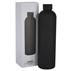 Custom Printed Grigny - Soft Touch Insulated Water Bottle - 1000Ml - Stainless Steel | Exhibitions, Conferences, Corporate Events | Yalla Printing UAE