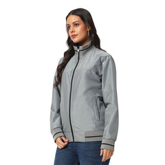 Custom Printed Varsity - Santhome Women's Lightweight Reversible Bomber Jacket - Premium Polyester Fabric | Premium Signage & Display Printing | Free Design Support | Yalla Printing UAE