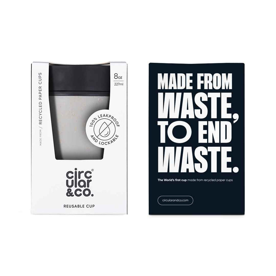 Mugs – Circular Cup 8oz Chalk & Storm | Custom Packaging Printing | Free Design Support | Yalla Printing UAE