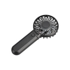 ROTO - Rechargeable Handheld Fan with Foldable Desk Stand - Black