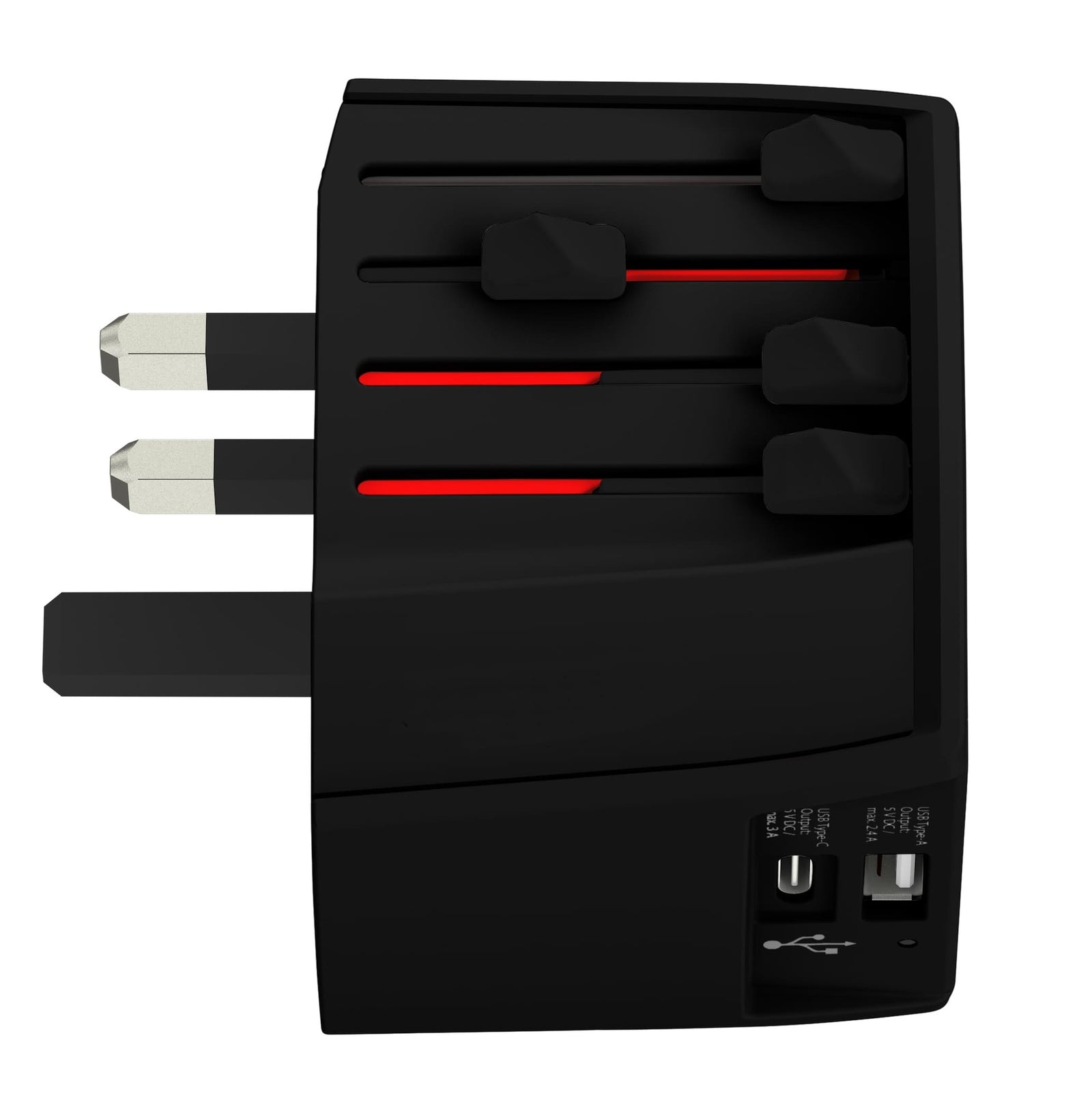 Custom Printed Skross World Travel Adapter Muv USB (Ac) - USB & Type C Ports | Logo Branding Corporate Gift | UAE Delivery | Yalla Printing UAE