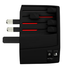 Custom Printed Skross World Travel Adapter Muv USB (Ac) - USB & Type C Ports | Logo Branding Corporate Gift | UAE Delivery | Yalla Printing UAE