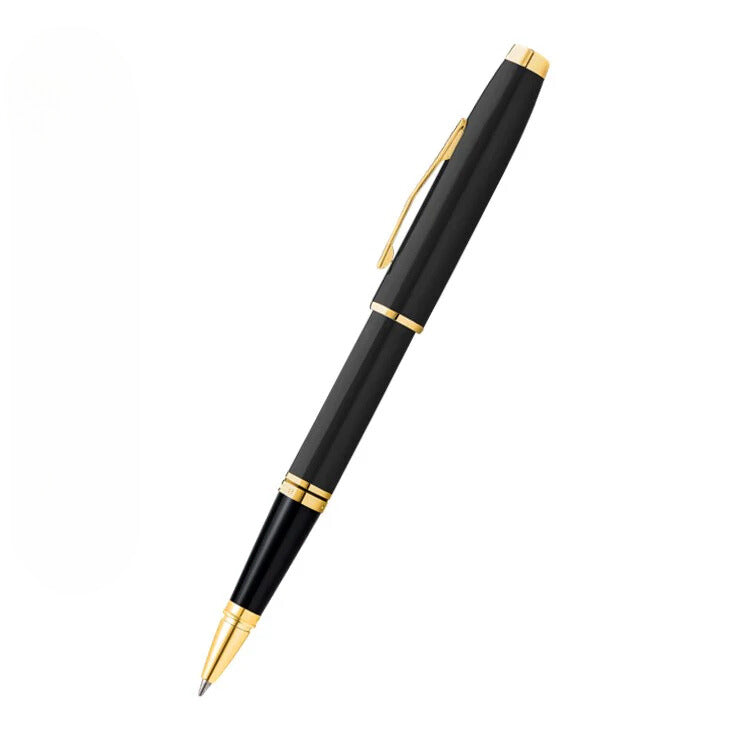 Custom Printed Cross Coventry Classic Black Lacquer With Gold Tone Appointments Rollerball Pen | Logo Branding Corporate Gift | UAE Delivery | Yalla Printing UAE