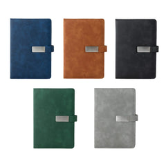 WINDSOR - Giftology A5 PU Magnet Closure Notebook - Black