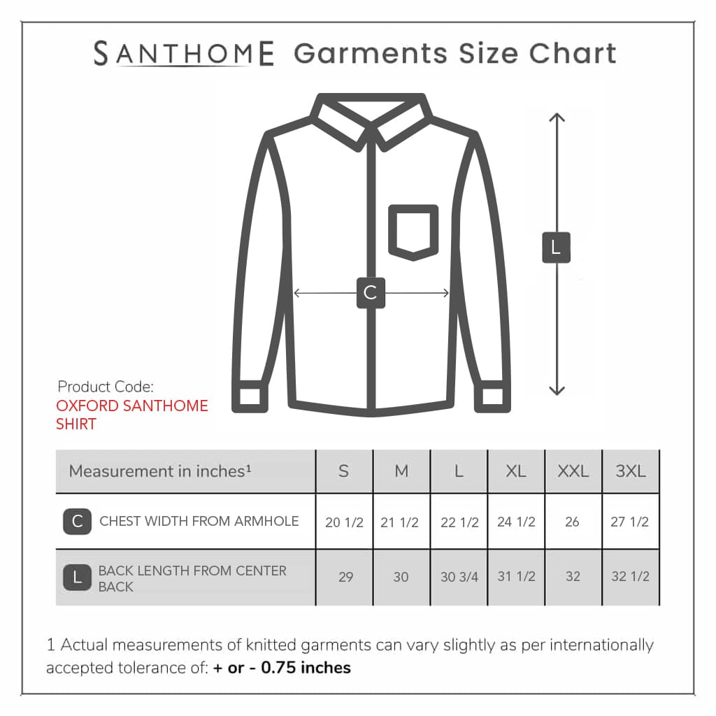 Custom Printed Oxford - Santhome Men's Business Wrinkle - Free Formal Shirt - Cotton Fabric | Exhibitions, Conferences, Corporate Events | Yalla Printing UAE