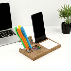 Custom Printed Viti - Eco - Neutral Desk Organizer | Logo Branding Corporate Gift | UAE Delivery | Yalla Printing UAE