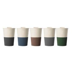 Custom Printed Malta - Reusable Wheatstraw Cup 350Ml - Kraft Brown Paper | Exhibitions, Conferences, Corporate Events | Yalla Printing UAE