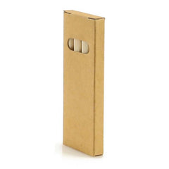 Custom Printed Set Of 4 Wooden Pencils With Hexagonal Body - Cardboard / Corrugated Board | Custom Packaging Printing | Free Design Support | Yalla Printing UAE