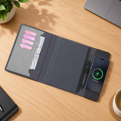 Custom Printed BERGMUND - Santhome 10000mAh Magnetic 15W Magsafe Wireless Power Bank Folder | Exhibitions, Conferences, Corporate Events | Yalla Printing UAE