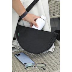 Custom Printed Moura - Grs Recycled Half Moon Sling Bag - Premium Polyester Fabric | Premium Signage & Display Printing | Free Design Support | Yalla Printing UAE