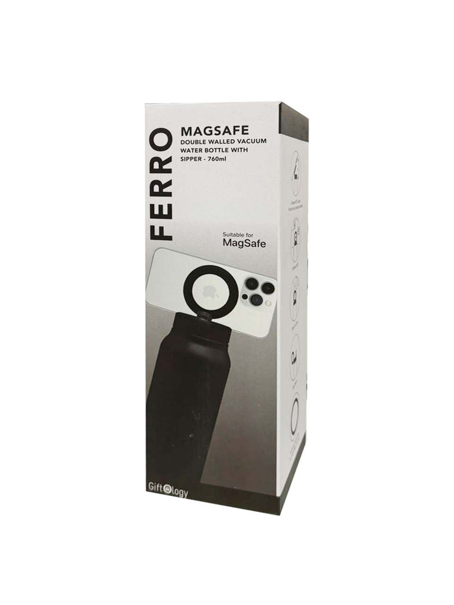 Custom Printed Ferro - Giftology Double Walled Vacuum Bottle With Mag Holder | Exhibitions, Conferences, Corporate Events | Yalla Printing UAE
