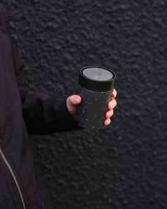 Mugs – Circular Cup 8oz Grey & Ink | Custom Packaging Printing | Free Design Support | Yalla Printing UAE