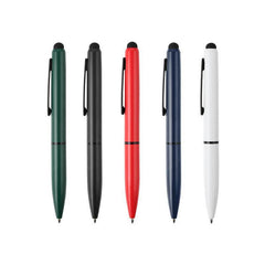 Custom Printed Sven - Metal Ballpoint Pen With Stylus - Stainless Steel | Logo Branding Corporate Gift | UAE Delivery | Yalla Printing UAE