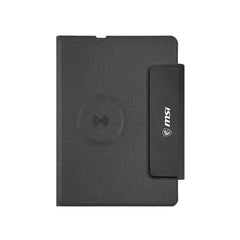 MagFolio - Santhome A5 PU Portfolio with 15W MagSafe Wireless Charger - Black
