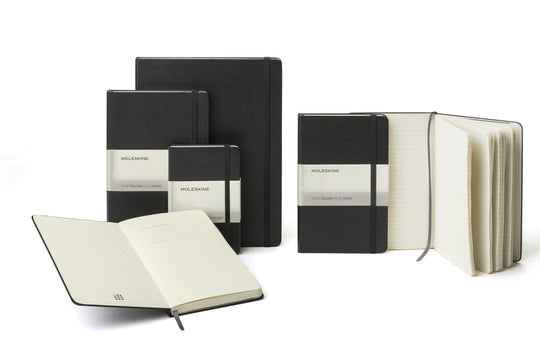 Custom Printed Moleskine Classic Large Ruled Hard Cover Notebook - Cardboard / Corrugated Board | Exhibitions, Conferences, Corporate Events | Yalla Printing UAE