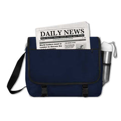Custom Printed Kriens - Messenger Bag Navy Blue - Premium Polyester Fabric | Exhibitions, Conferences, Corporate Events | Yalla Printing UAE