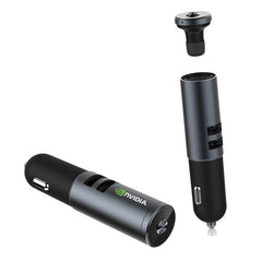 Custom Printed Fycar - @Memorii Car Charger With Bluetooth Earbud - Portable Structure | Exhibitions, Conferences, Corporate Events | Yalla Printing UAE