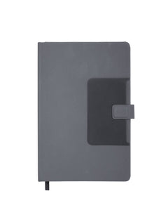 Custom Printed Manez - Santhome A5 Notebook With Phone Stand And Pen Holder | Exhibitions, Conferences, Corporate Events | Yalla Printing UAE