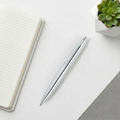 Custom Printed Cross Calais™ Polished Chrome with Polished Chrome Appointments Ballpoint Pen (Blue Ink) – Personalized Cross Calais™ Polished Chrome with Polished Chrome Appointments Ballpoint Pen (Blue Ink) | Yalla Printing, Dubai UAE