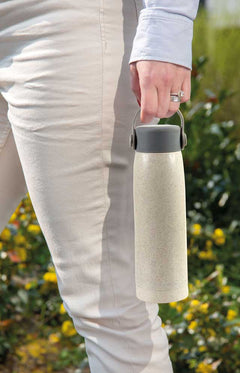 Custom Printed Rabi - Eco - Neutral Wheat Straw Glass Bottle | Exhibitions, Conferences, Corporate Events | Yalla Printing UAE