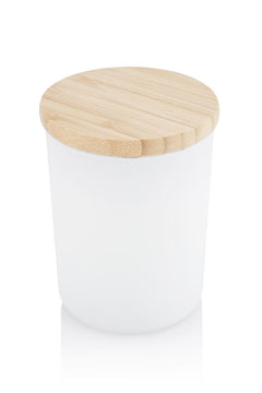 Noum - Arabic Oudh Scented Glass Candle With Bamboo Lid