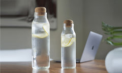 Custom Printed Dellach - Borosilicate Glass Bottle With Cork Lid - 1200Ml | Exhibitions, Conferences, Corporate Events | Yalla Printing UAE