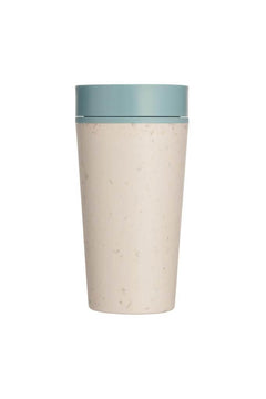 Mugs – Circular Cup 12oz Cream & Faraway Blue | Custom Packaging Printing | Free Design Support | Yalla Printing UAE