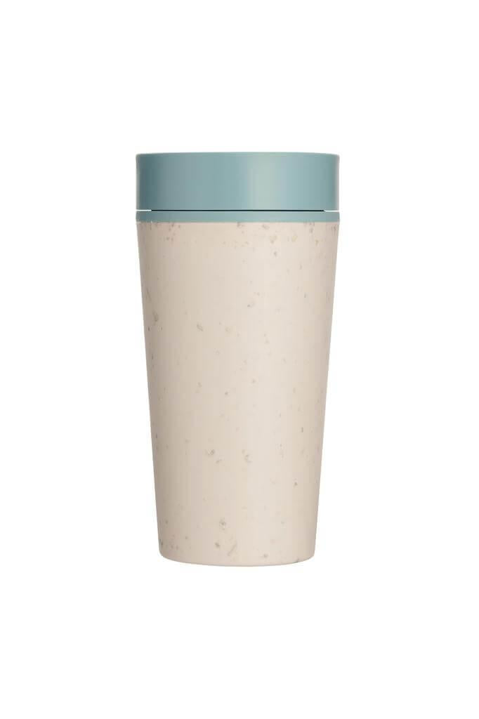 Mugs – Circular Cup 12oz Cream & Faraway Blue | Custom Packaging Printing | Free Design Support | Yalla Printing UAE
