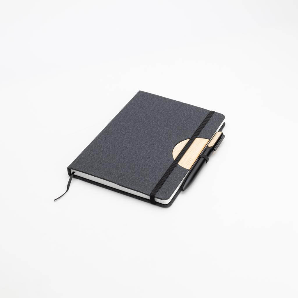 Bamboo Pens – BUNDE – Set of A5 Notebook and Pen with Bamboo Element | Custom Packaging Printing | Free Design Support | Yalla Printing UAE