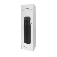 Custom Printed Nimes - Giftology Double Wall Stainless Steel Bottle 550Ml - Stainless Steel | Exhibitions, Conferences, Corporate Events | Yalla Printing UAE