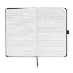 Custom Printed Faroe - Santhome A5 Pu Hard Cover Notebook With Pen Loop | Exhibitions, Conferences, Corporate Events | Yalla Printing UAE