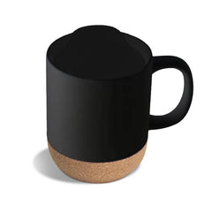 Custom Printed Lucca - Giftology Ceramic Mug With Cork And Lid - Ceramic | Exhibitions, Conferences, Corporate Events | Yalla Printing UAE