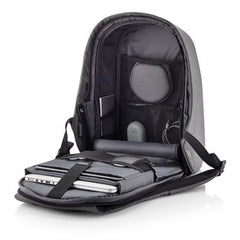 Custom Printed Xddesign Bobby Hero Anti - Theft Backpack In RPET Material Grey - Eco - Friendly RPET | Exhibitions, Conferences, Corporate Events | Yalla Printing UAE