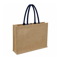 Custom Printed Monclova - Jute Bag With Canvas Pocket - Canvas Fabric | Exhibitions, Conferences, Corporate Events | Yalla Printing UAE