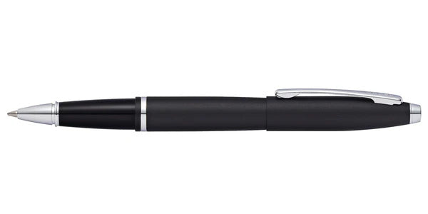 Custom Printed Cross Calais™ Matte Black With Polished Chrome Appointments Selectip Rollerball Pen (Blue Ink) | Logo Branding Corporate Gift | UAE Delivery | Yalla Printing UAE