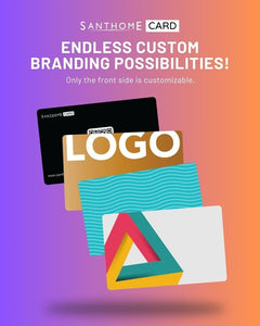 Custom Printed Santhome Card - Digital Business Nfc Card | Exhibitions, Conferences, Corporate Events | Yalla Printing UAE
