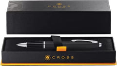 Custom Printed Cross Calais™ Matte Black With Polished Chrome Appointments Selectip Rollerball Pen | Logo Branding Corporate Gift | UAE Delivery | Yalla Printing UAE
