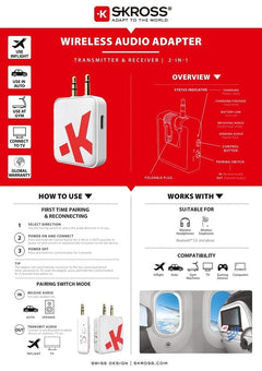 Custom Printed Skross - Wireless Audio Adapter - Portable Structure | Exhibitions, Conferences, Corporate Events | Yalla Printing UAE