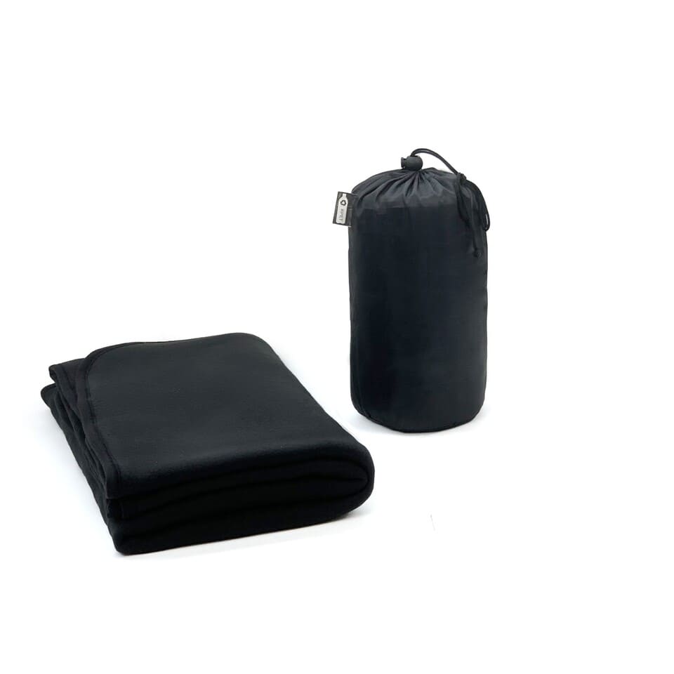 Custom Printed Cosy - Giftology Travel Blanket With Pouch 90X155Cm - Eco - Friendly RPET | Custom Branded Bag | UAE Delivery | Yalla Printing UAE