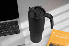 Custom Printed Forza 360 - Hans Larsen Recycled Stainless Steel/Pp Tumbler With 360 Branding - Stainless Steel | Exhibitions, Conferences, Corporate Events | Yalla Printing UAE