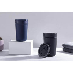 Custom Printed Savona - Hans Larsen Premium Ceramic Tumbler With Recycled Protective Sleeve 12Oz - Ceramic | Exhibitions, Conferences, Corporate Events | Yalla Printing UAE